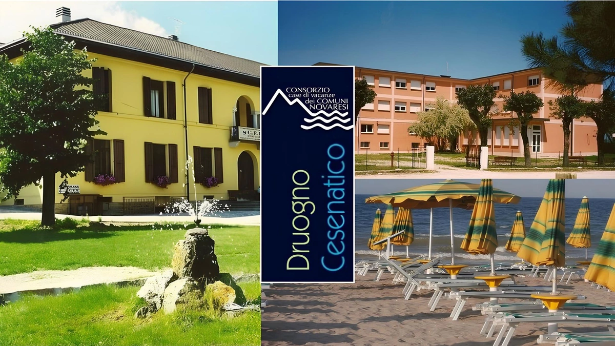 Foto dei luoghi di vacanza (Druogno e Cesenatico) gestiti dal Consorzio Case di vacanze dei comuni novaresi
