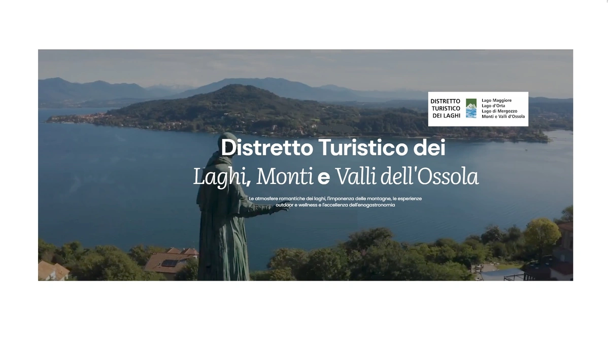 Immagine con il San Carlone tratta dal sito del Distretto Turistico dei Laghi