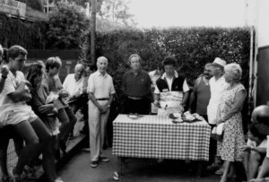 Nino Villani, Mike Bongiorno e Giorgio Del Caldo (agosto 1989)