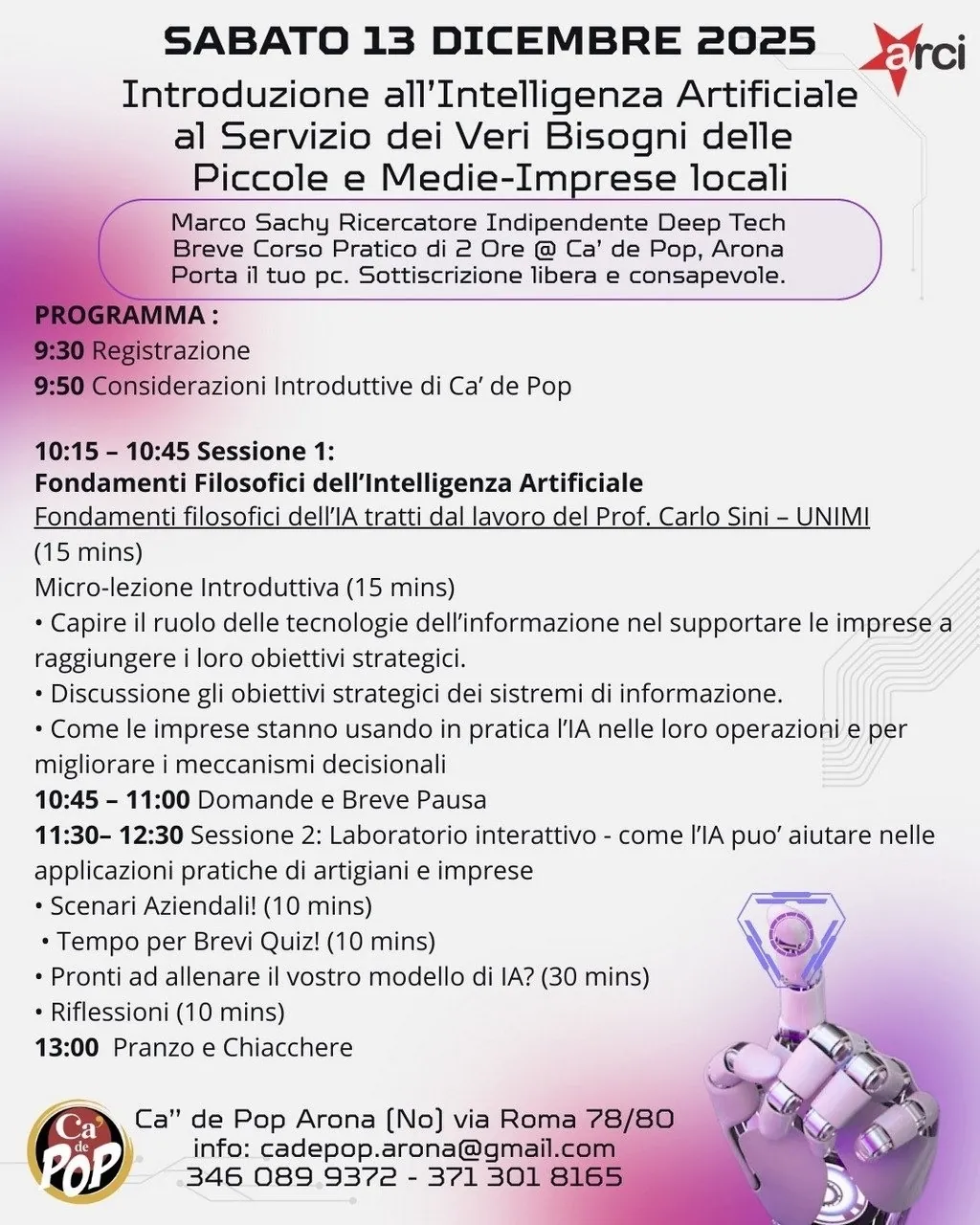 Locandina evento