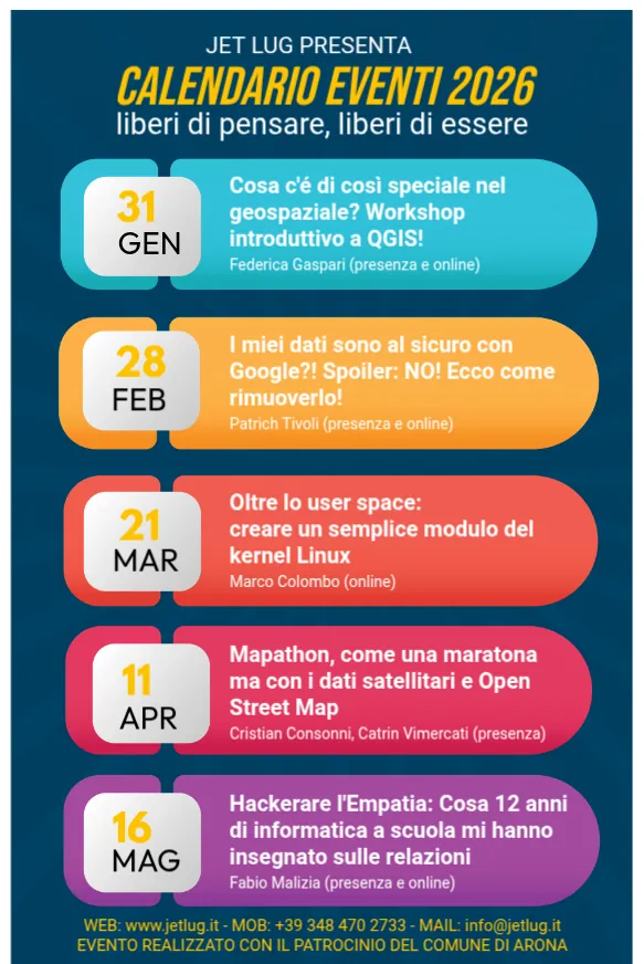 Locandina evento