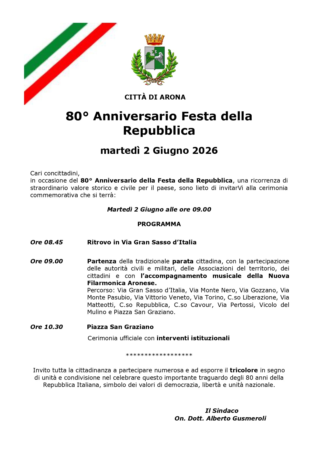 Locandina evento