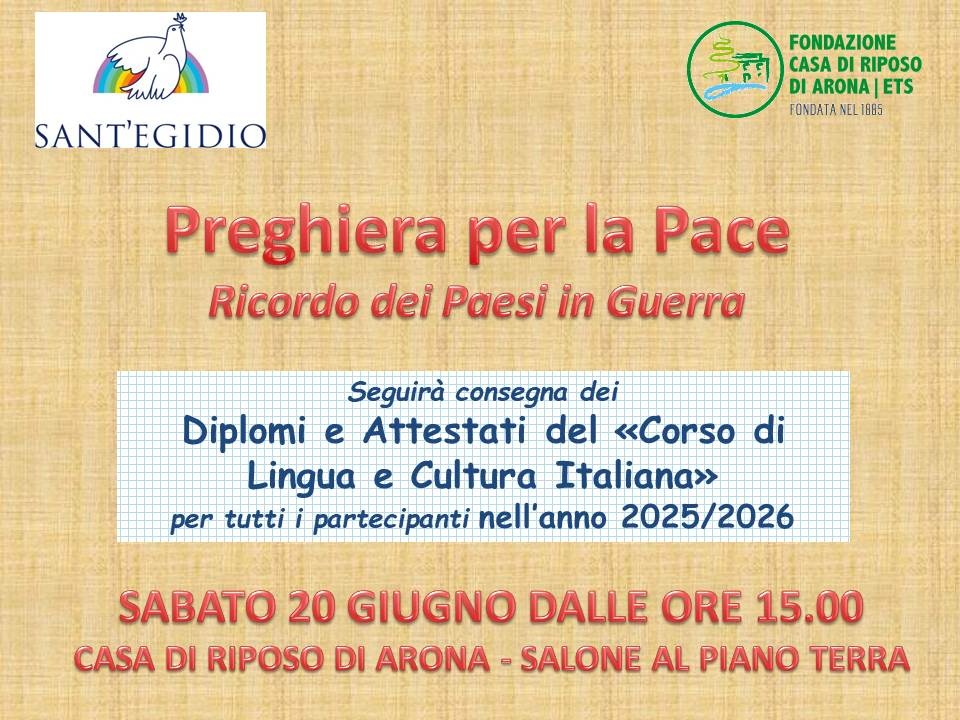 Locandina evento