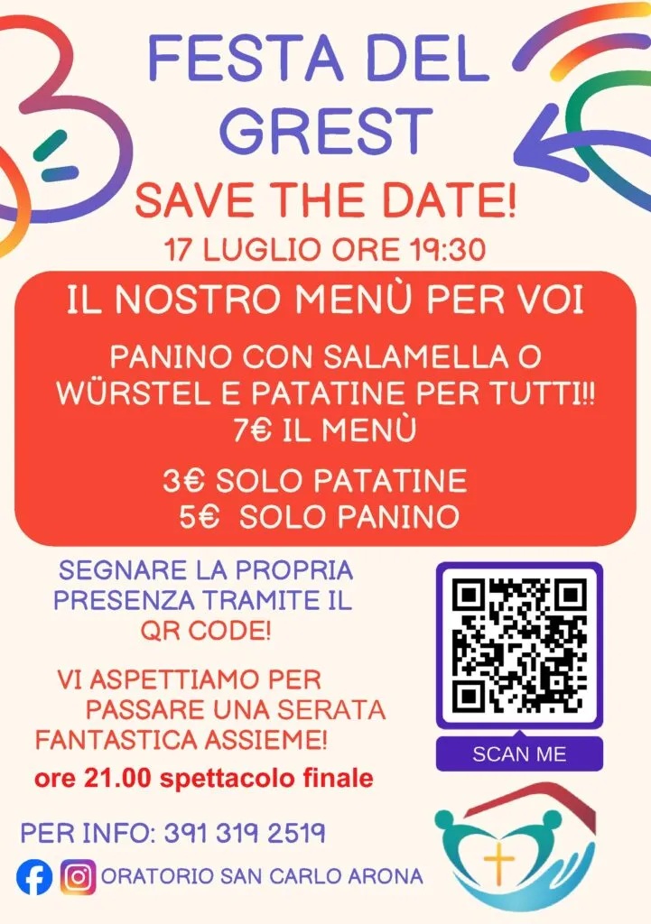 Locandina evento