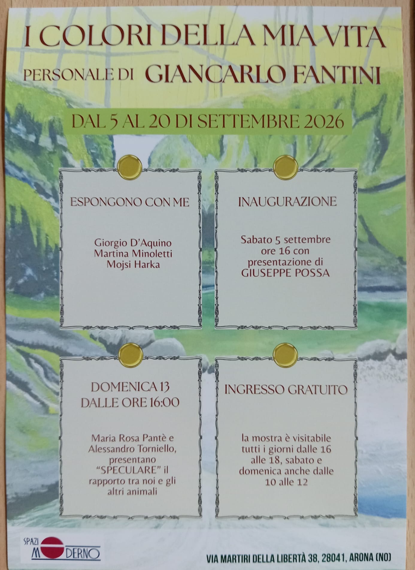 Locandina evento