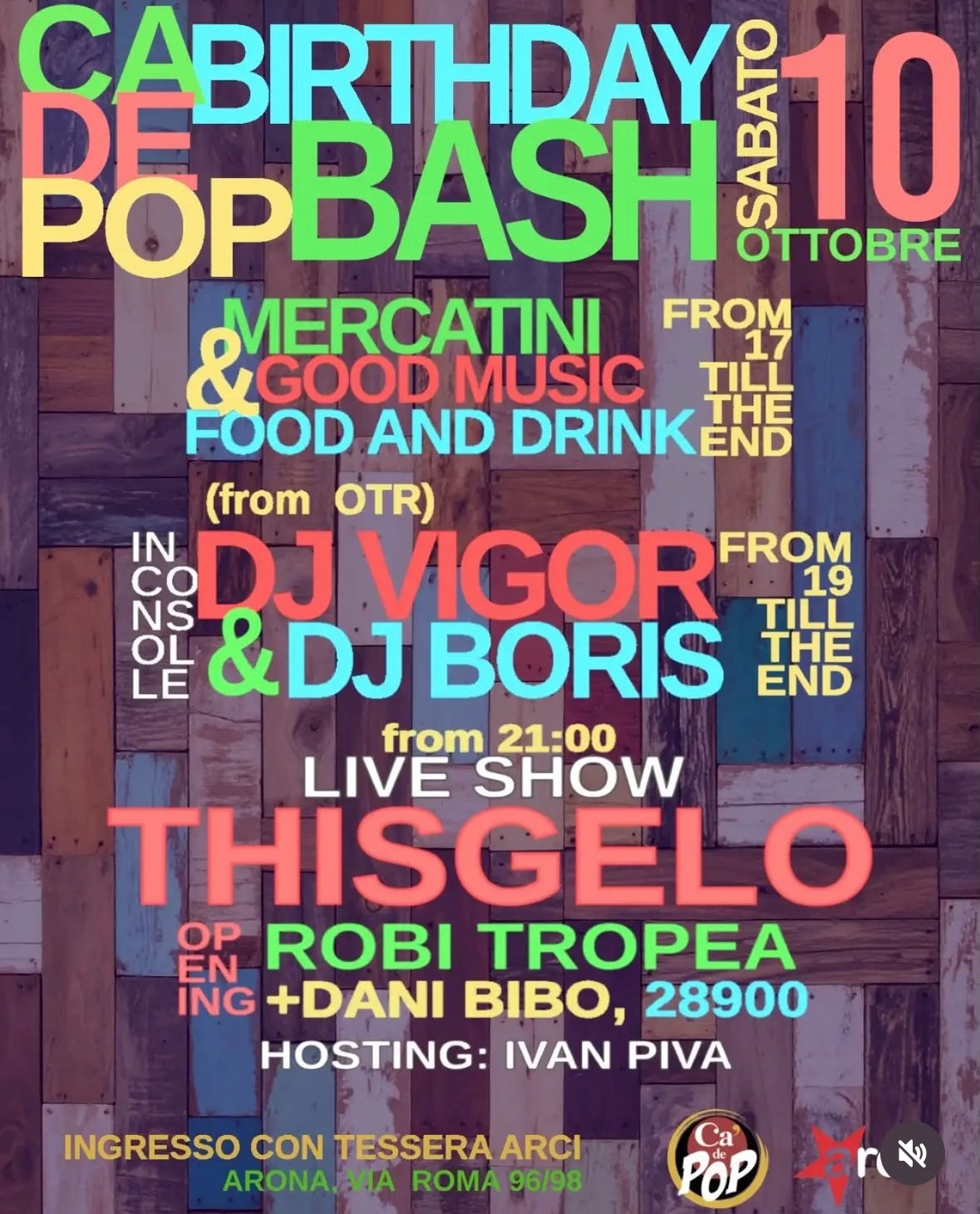 Due anni di Ca' de Pop!