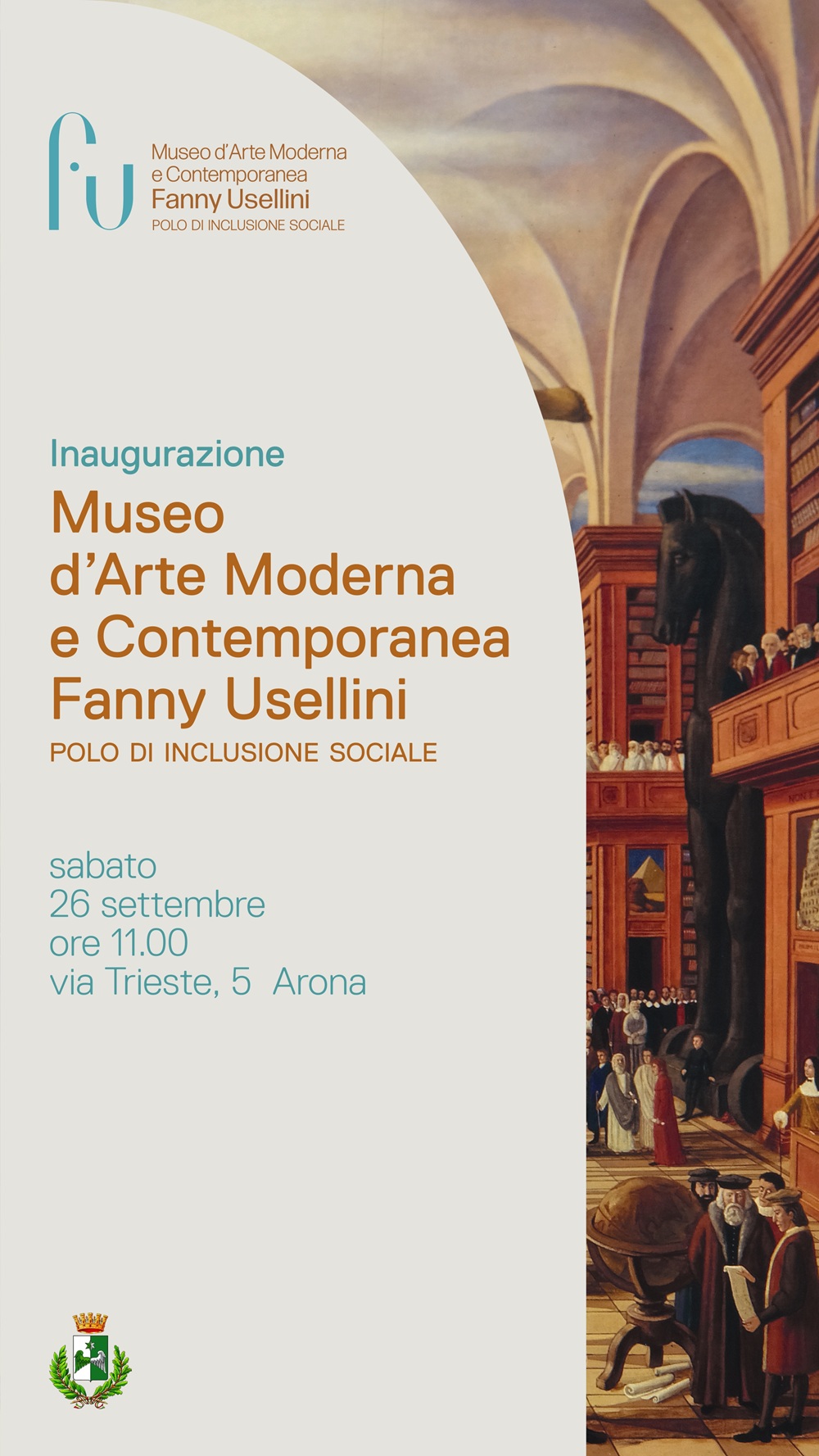 Inaugurazione Museo d'arte moderna e contemporanea Fanny Usellini
