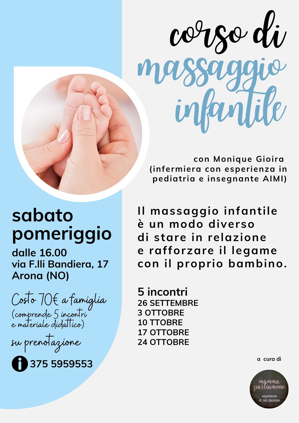 Corso di massaggio infantile