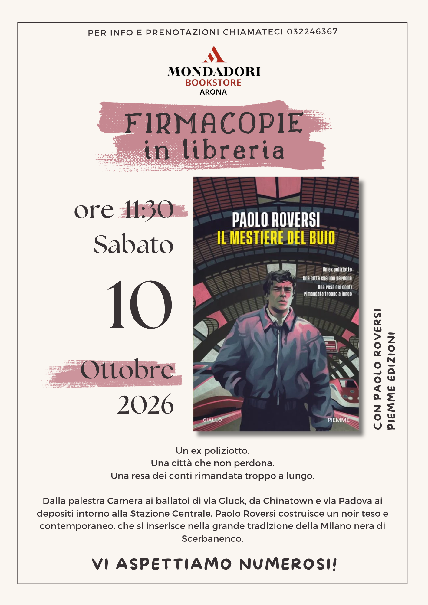 Locandina evento