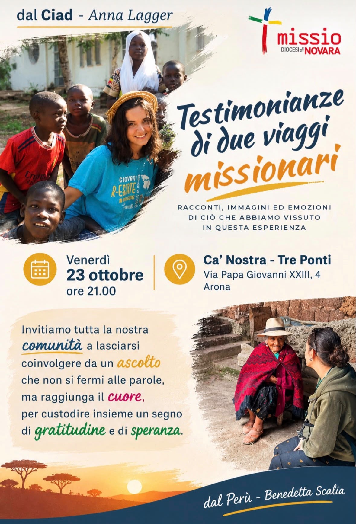 Testimonianze di due viaggi missionari